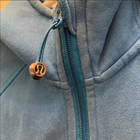 Blue Lululemon Scuba Hoodie - Picture 3 of 5